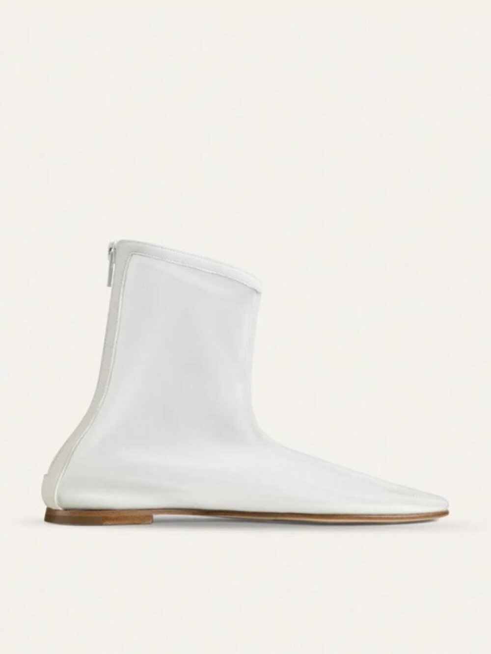 Dear Frances Balla Bootie White Mesh Boots